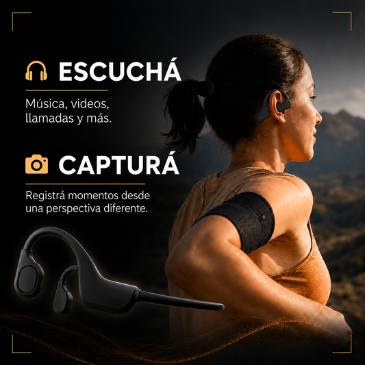 Auriculares Inteligentes con Cámara IA E900