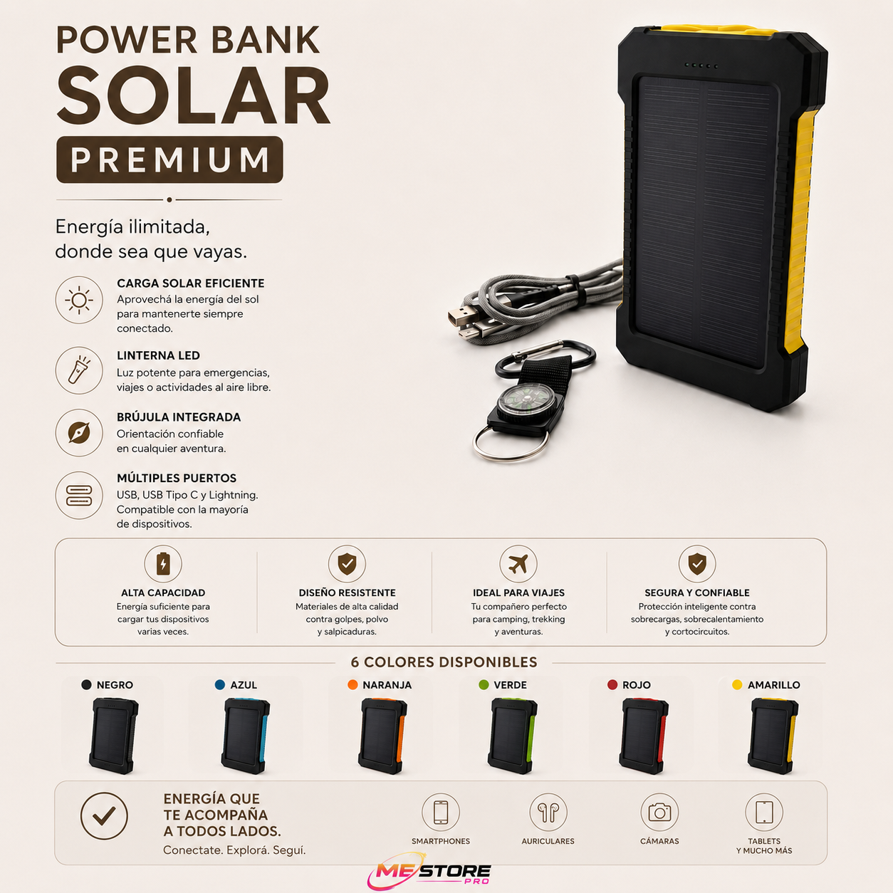 POWER BANK SOLAR PREMIUM